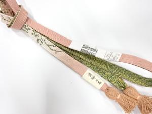 未使用品　正絹　撚り房　手組帯締め